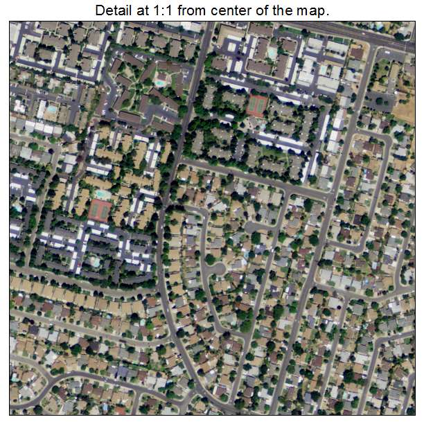 Rosemont, California aerial imagery detail