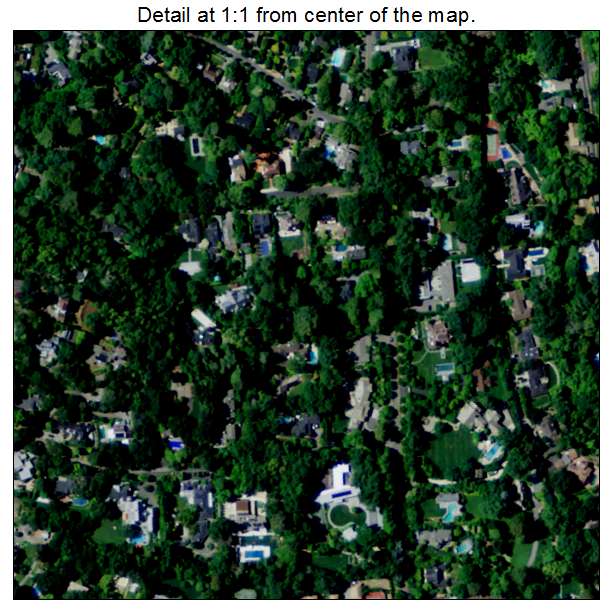 Ross, California aerial imagery detail