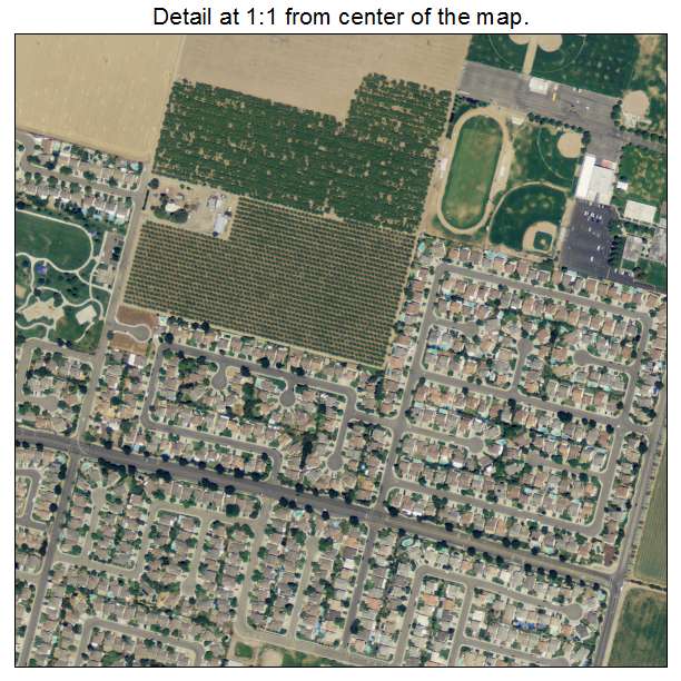 Salida, California aerial imagery detail