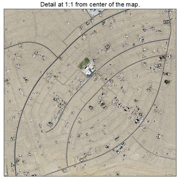 Salton City, California aerial imagery detail