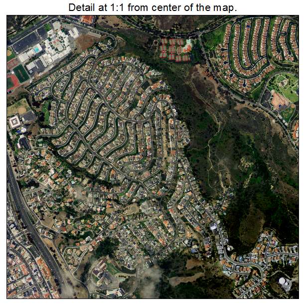 San Clemente, California aerial imagery detail