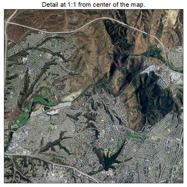 San Diego, California aerial imagery detail
