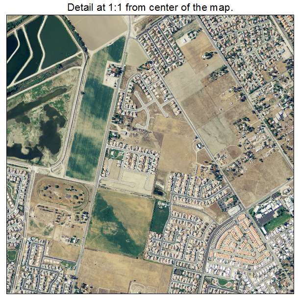 San Jacinto, California aerial imagery detail