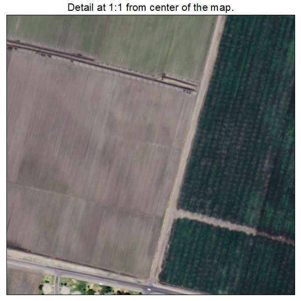 San Joaquin, California aerial imagery detail