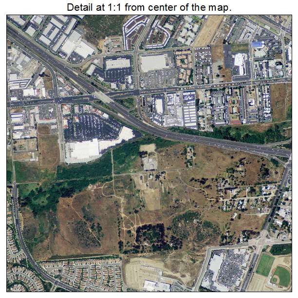 San Marcos, California aerial imagery detail