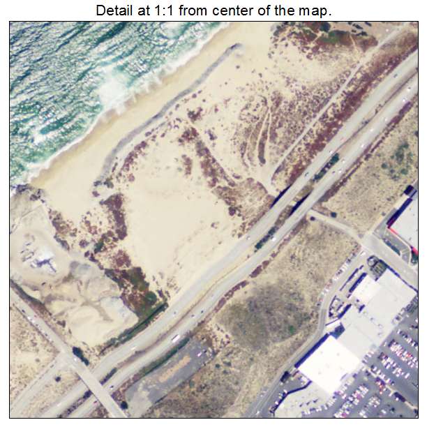 Sand City, California aerial imagery detail