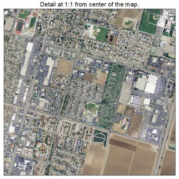 Santa Maria, California aerial imagery detail