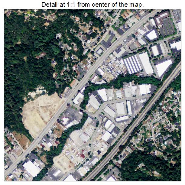 Scotts Valley, California aerial imagery detail