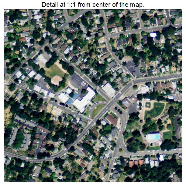 Sebastopol, California aerial imagery detail