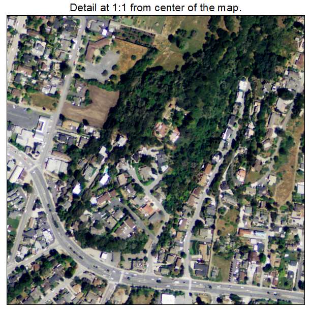 Soquel, California aerial imagery detail