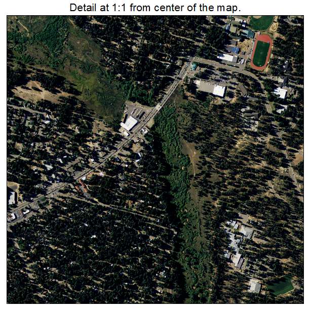 South Lake Tahoe, California aerial imagery detail