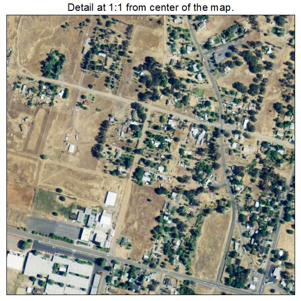 South Oroville, California aerial imagery detail