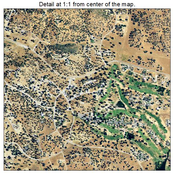Stallion Springs, California aerial imagery detail
