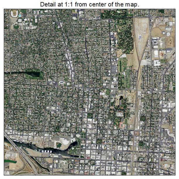 Stockton, California aerial imagery detail