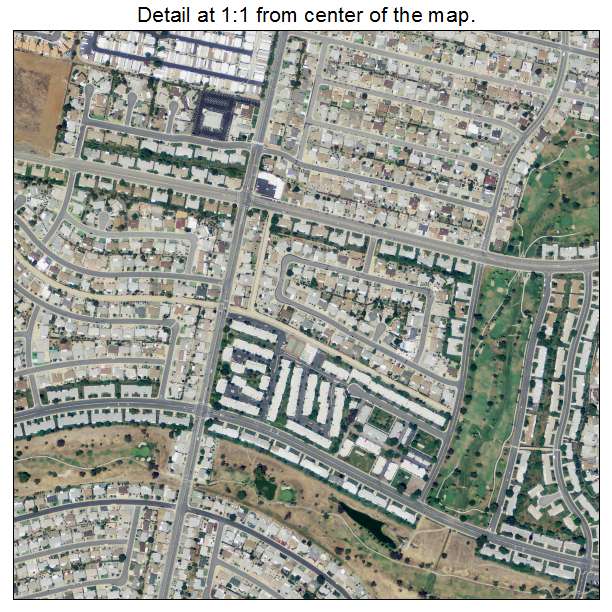 Sun City, California aerial imagery detail