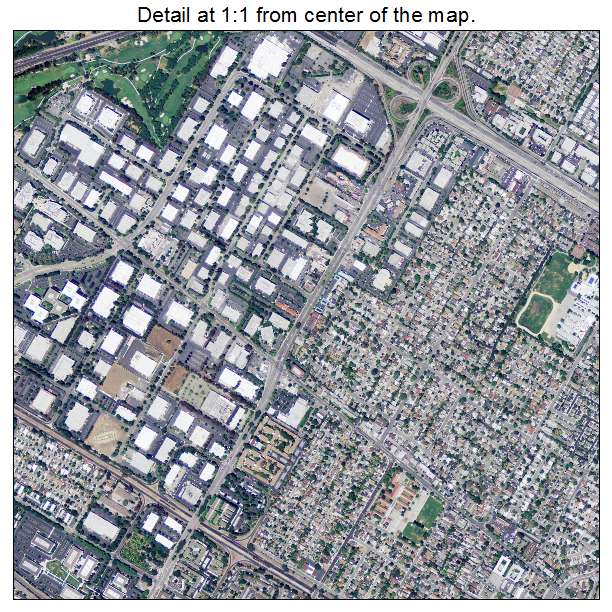 Sunnyvale, California aerial imagery detail
