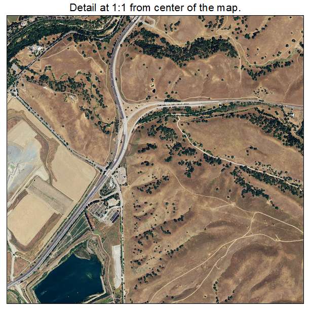 Sunol, California aerial imagery detail