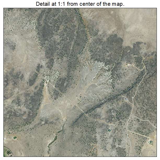 Susanville, California aerial imagery detail