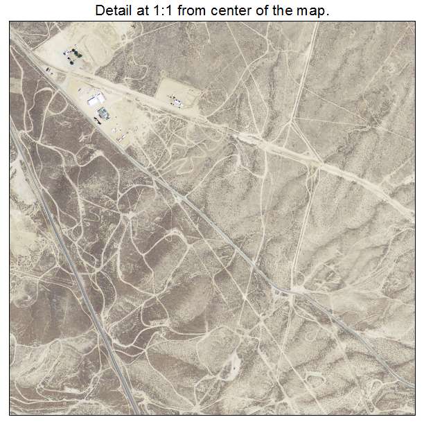 Taft, California aerial imagery detail