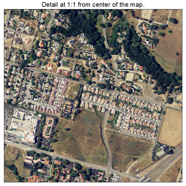 Templeton, California aerial imagery detail
