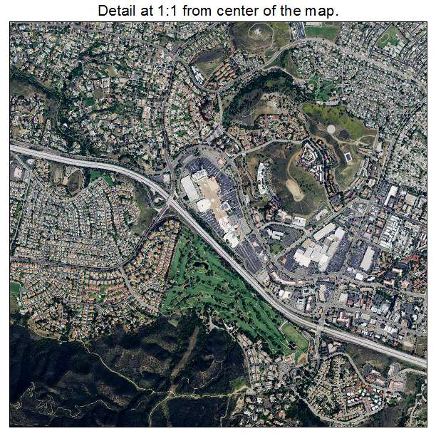 Thousand Oaks, California aerial imagery detail