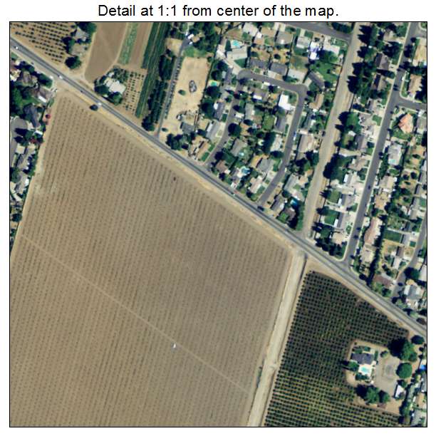 Tierra Buena, California aerial imagery detail