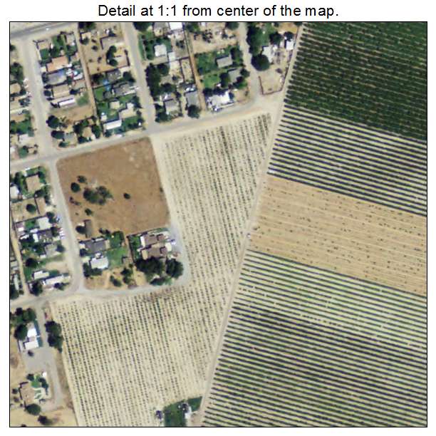 Traver, California aerial imagery detail