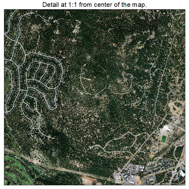 Truckee, California aerial imagery detail