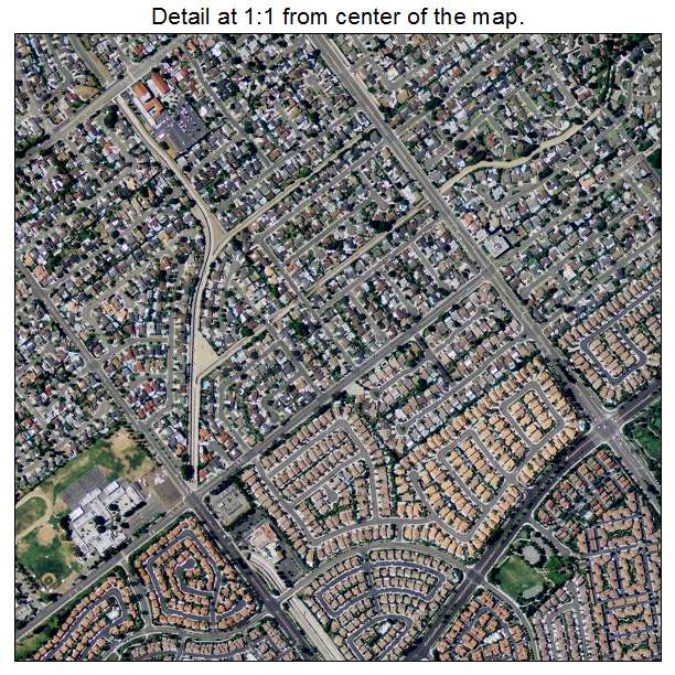 Tustin, California aerial imagery detail