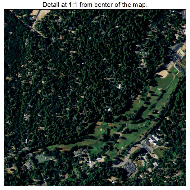 Twain Harte, California aerial imagery detail
