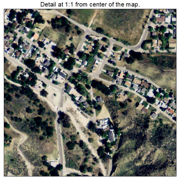 Val Verde, California aerial imagery detail