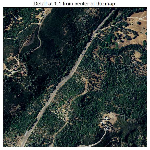 Vallecito, California aerial imagery detail