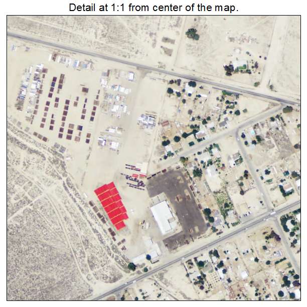 Valley Acres, California aerial imagery detail