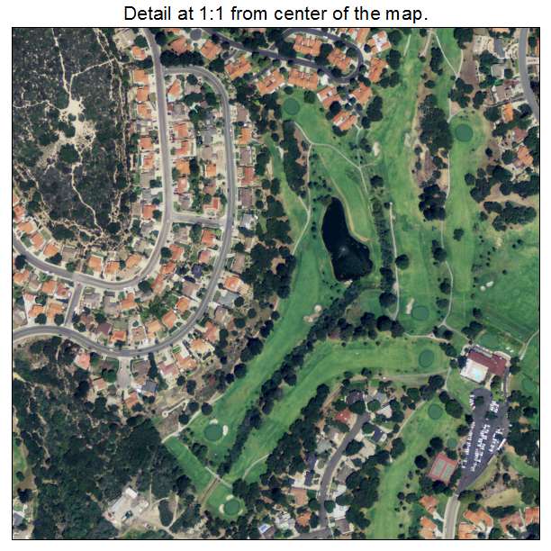 Vandenberg Village, California aerial imagery detail