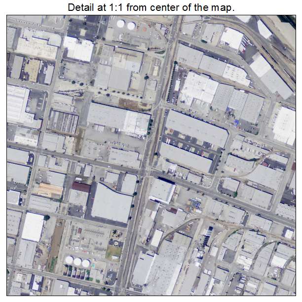 Vernon, California aerial imagery detail