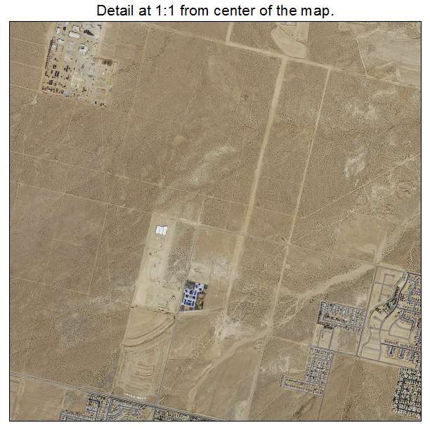 Victorville, California aerial imagery detail
