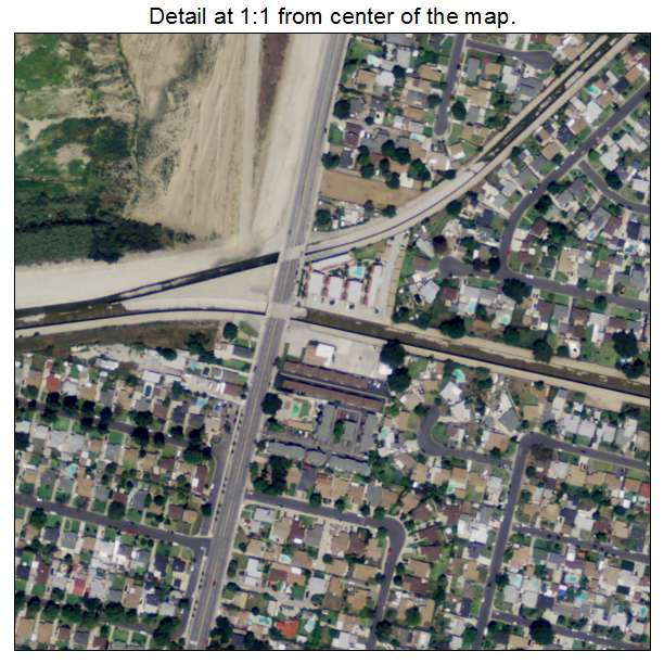 Vincent, California aerial imagery detail