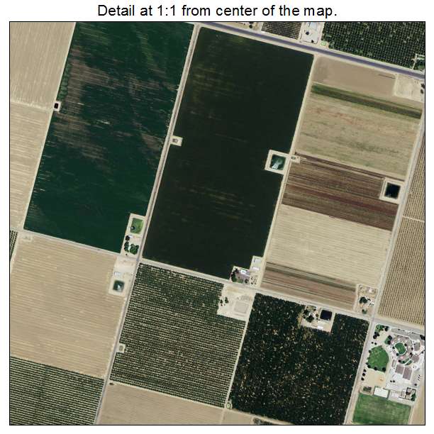 Wasco, California aerial imagery detail