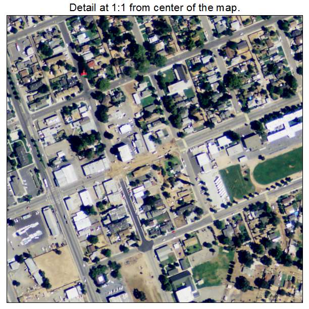 Waterford, California aerial imagery detail