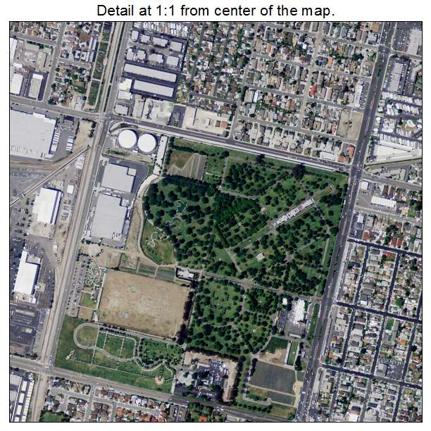 Westminster, California aerial imagery detail