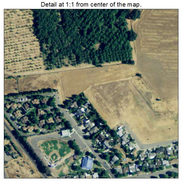 Wheatland, California aerial imagery detail