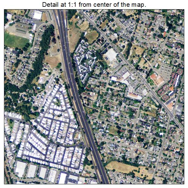 Windsor, California aerial imagery detail