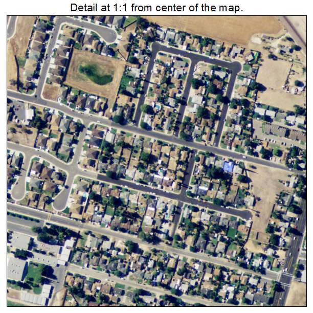Winton, California aerial imagery detail