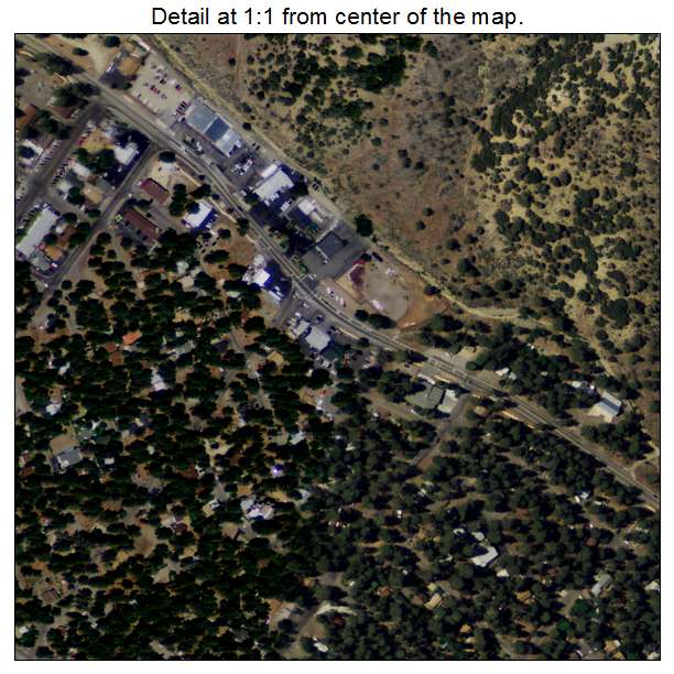 Wrightwood, California aerial imagery detail