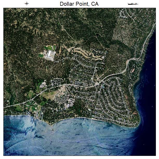 Dollar Point, CA air photo map