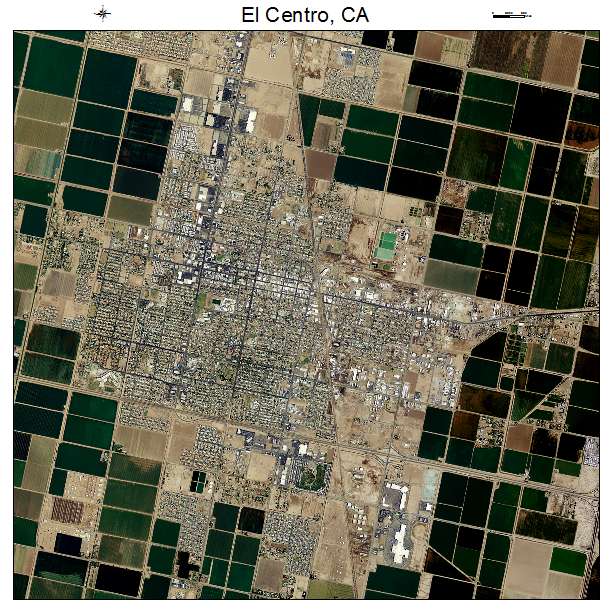 El Centro, CA air photo map