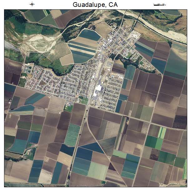 Guadalupe, CA air photo map