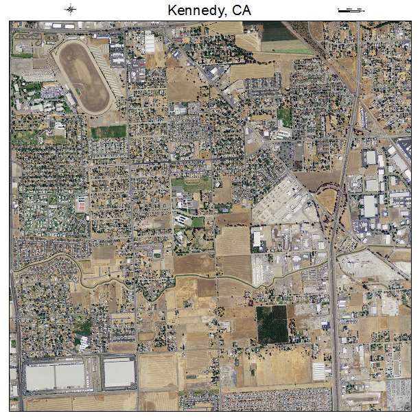 Kennedy, CA air photo map