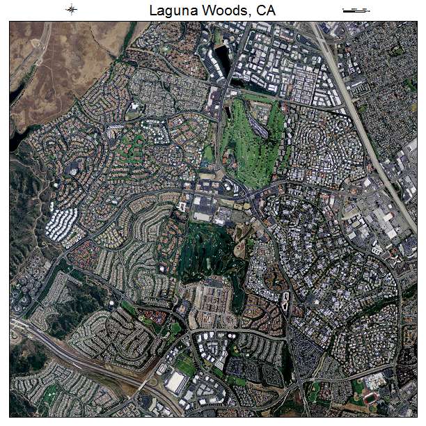 Laguna Woods, CA air photo map