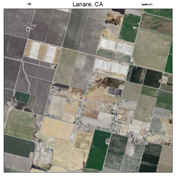 Lanare, CA air photo map